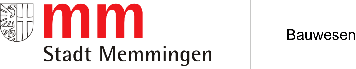 Das Logo des Bauwesens und Stadtplanung in Memmingen